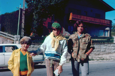Roberto with borther Mauricio and Marcio in Bariloche, Argentina in 1972