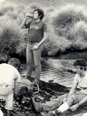 Roberto with mauricio near Itatiaia in 1981